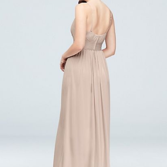 Pink David's Bridal Dress - Picture 3 of 3